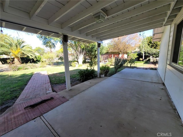 view of patio