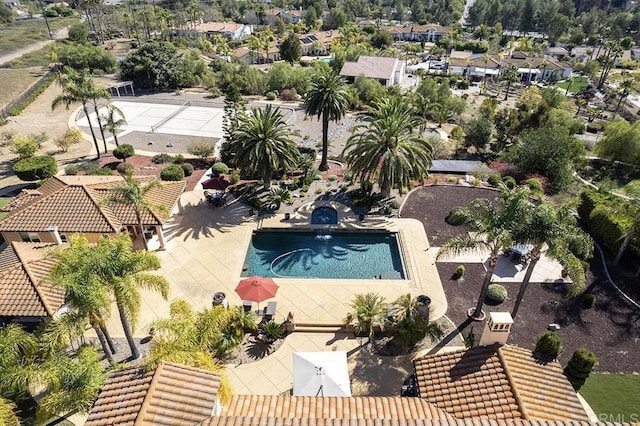 aerial view