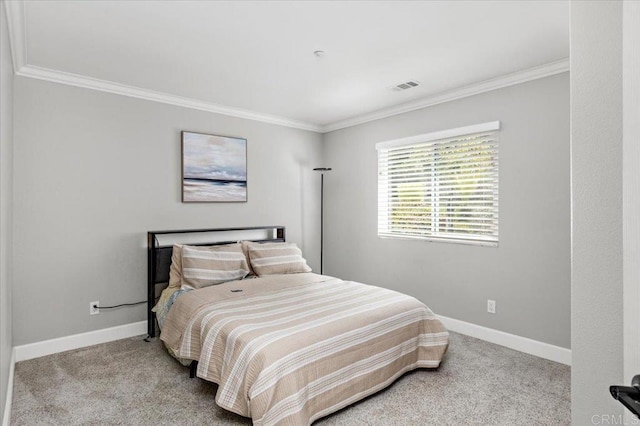 1905 Oxford Ct, Vista, CA 92081 - carpeted bedroom with ornamental molding and baseboards
