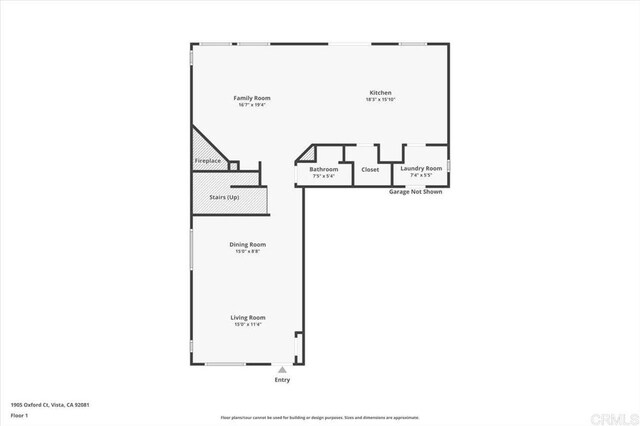 1905 Oxford Ct, Vista, CA 92081 - view of property floor plan