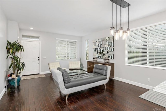1905 Oxford Ct, Vista, CA 92081 - living room with hardwood / wood-style flooring and recessed lighting