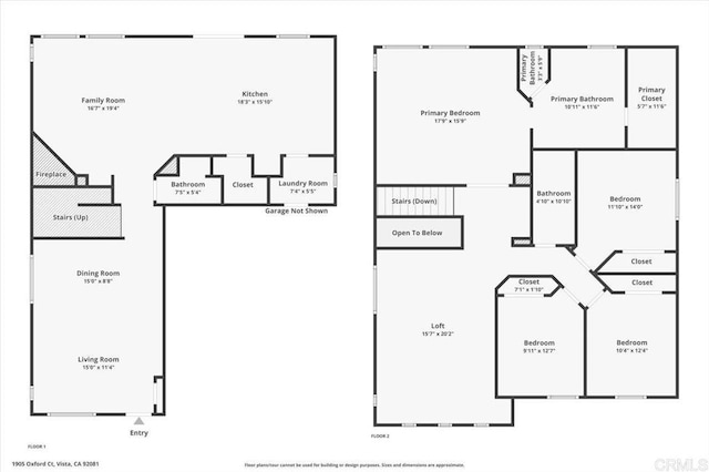 1905 Oxford Ct, Vista, CA 92081 - view of property floor plan