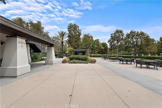 exterior space with a patio area