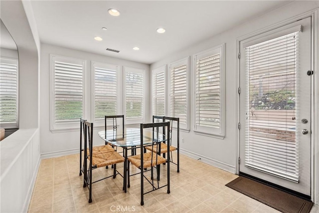 12680 Encino Ct, Rancho Cucamonga, CA 91739 - dining space featuring recessed lighting and baseboards