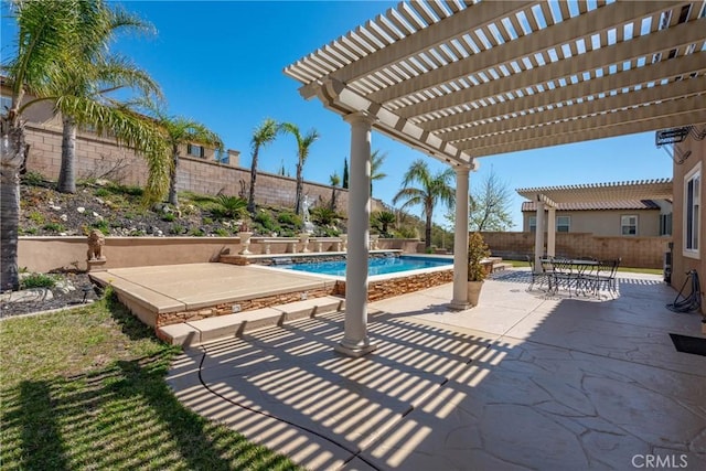 12680 Encino Ct, Rancho Cucamonga, CA 91739 - fenced backyard featuring a pergola and a patio