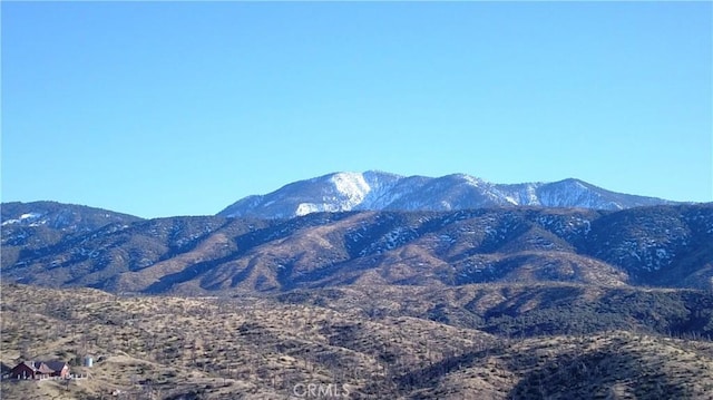 view of mountain feature