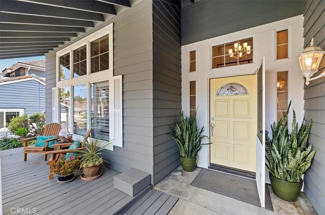 43966 Highlander Dr, Temecula, CA 92592 - doorway to property featuring a porch