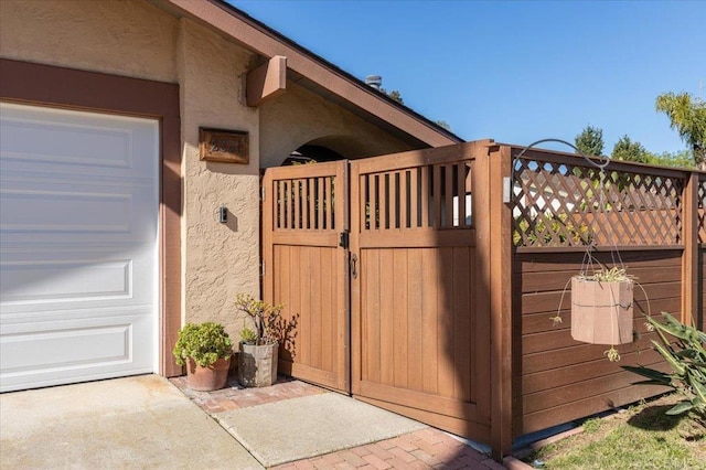 exterior space with fence