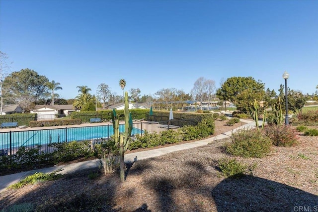 pool featuring fence