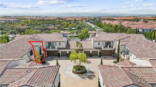 drone / aerial view featuring a residential view