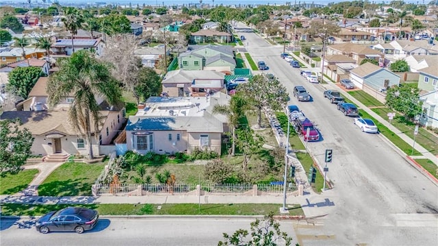 drone / aerial view featuring a residential view