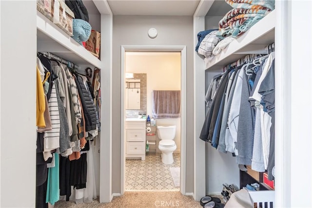 view of spacious closet