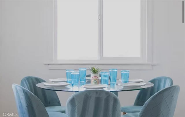 view of dining area