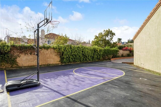18429 Germain St, Porter Ranch, CA 91326 - view of basketball court featuring basketball hoop