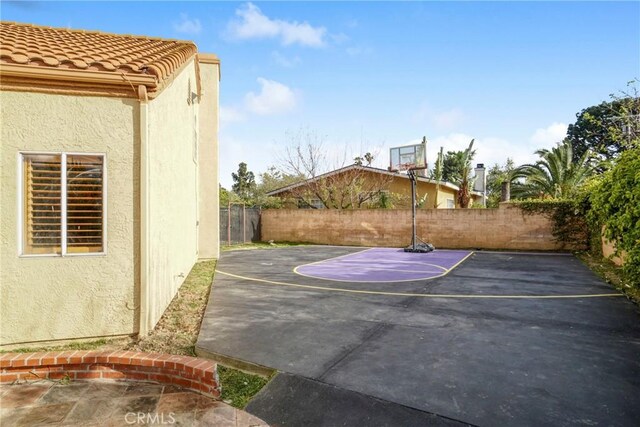 18429 Germain St, Porter Ranch, CA 91326 - view of sport court with basketball hoop