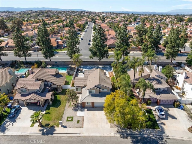 birds eye view of property featuring a residential view