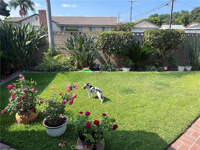 9357 Parrot Ave, Downey, CA 90240 - view of yard featuring a fenced backyard