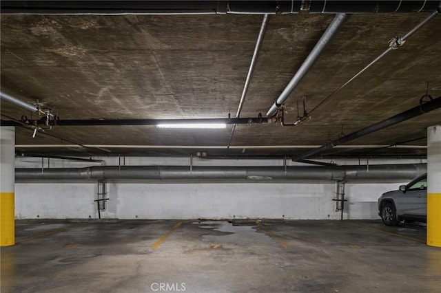view of parking deck