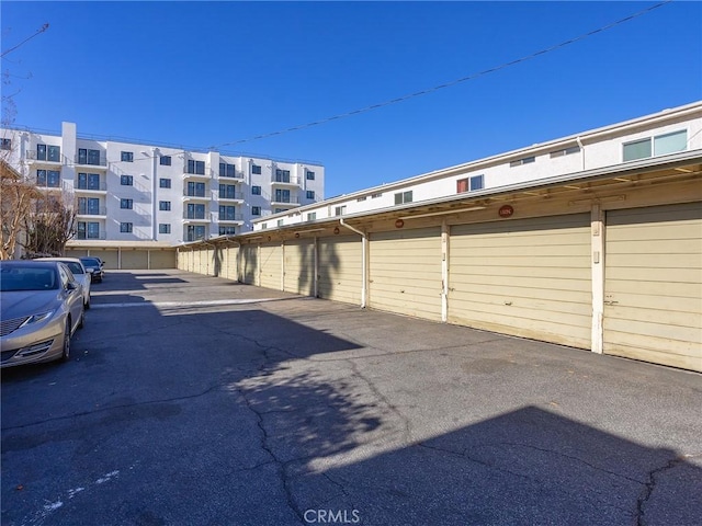 exterior space with community garages