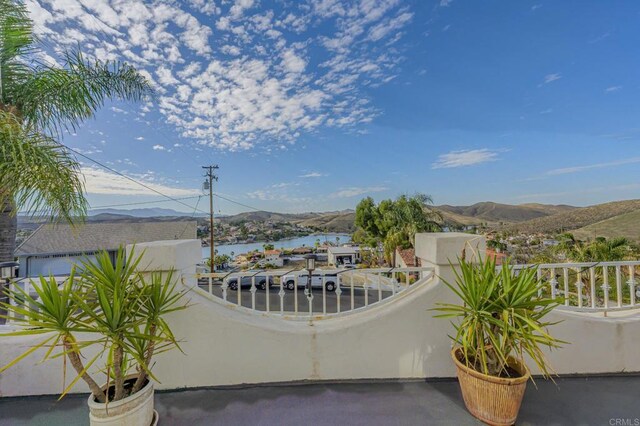 22633 Inspiration Pt, Canyon Lake, CA 92587 - exterior space with a mountain view