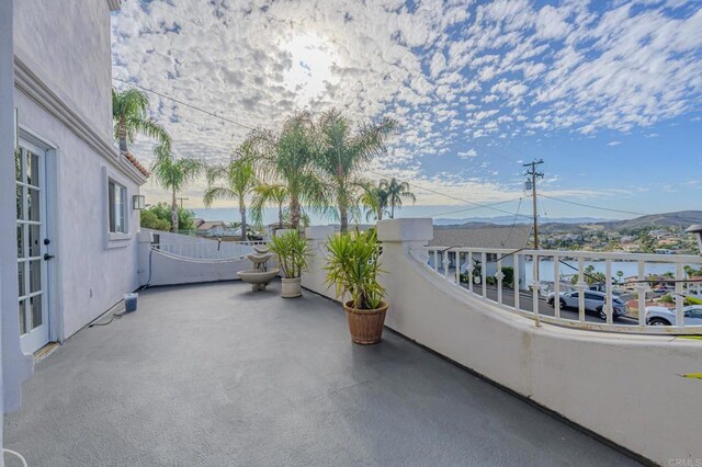 22633 Inspiration Pt, Canyon Lake, CA 92587 - view of patio featuring a balcony