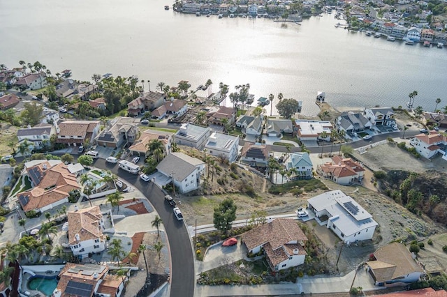 22633 Inspiration Pt, Canyon Lake, CA 92587 - drone / aerial view featuring a residential view and a water view