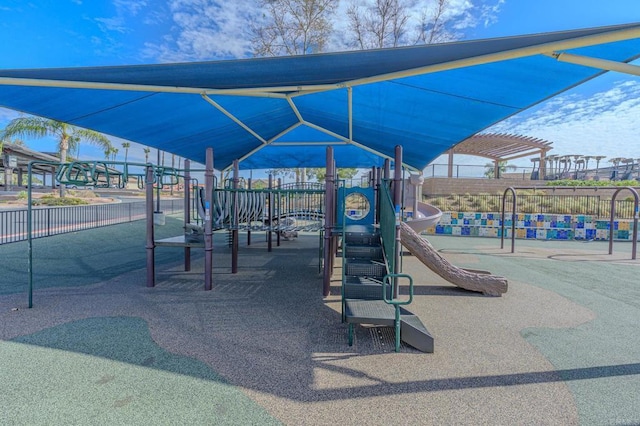 22633 Inspiration Pt, Canyon Lake, CA 92587 - community jungle gym with fence