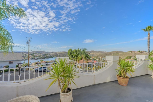22633 Inspiration Pt, Canyon Lake, CA 92587 - balcony featuring a mountain view