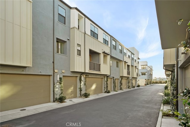 view of street featuring a residential view