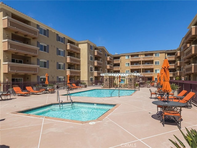 21345 Hawthorne Blvd Unit 415, Torrance, CA 90503 - community pool with a patio and fence