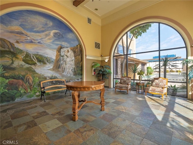 21345 Hawthorne Blvd Unit 415, Torrance, CA 90503 - view of patio featuring visible vents and glass enclosure