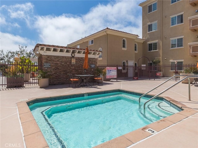 21345 Hawthorne Blvd Unit 415, Torrance, CA 90503 - view of pool with a patio and fence