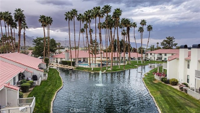 water view with a residential view