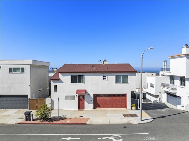 view of property featuring stucco siding