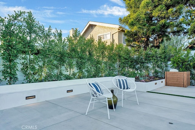 view of patio