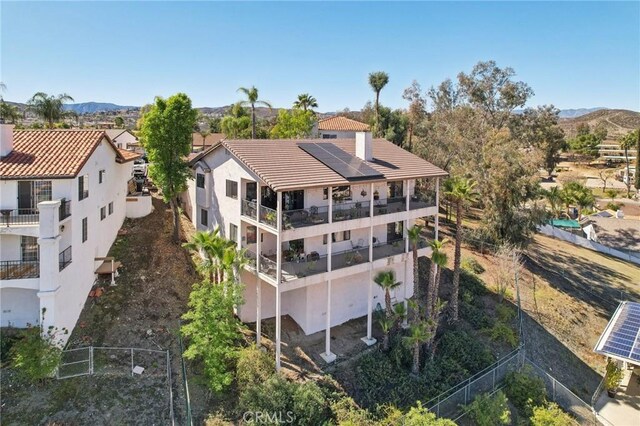 22176 Dogie Pl, Canyon Lake, CA 92587 - aerial view of a mountainous background