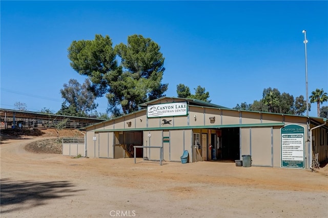 22176 Dogie Pl, Canyon Lake, CA 92587 - view of property featuring an exterior structure