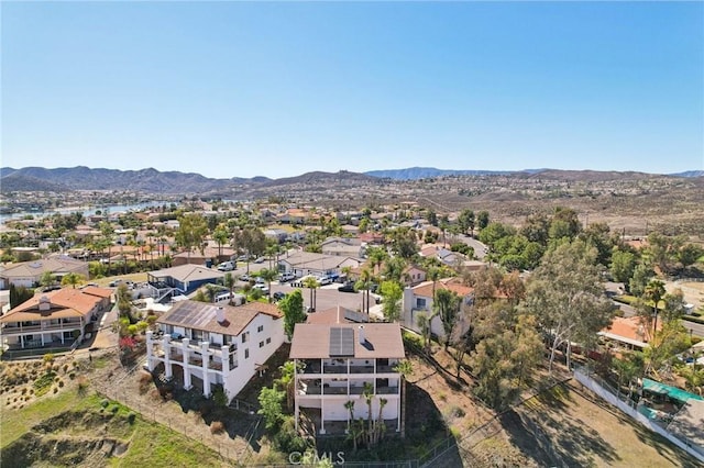 22176 Dogie Pl, Canyon Lake, CA 92587 - aerial perspective of suburban area featuring a mountainous background
