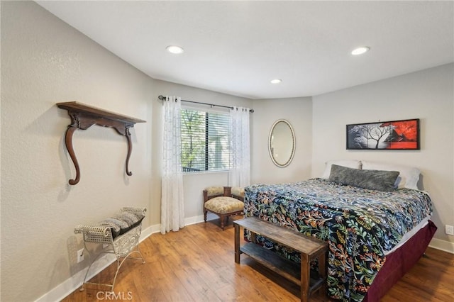 22176 Dogie Pl, Canyon Lake, CA 92587 - bedroom with recessed lighting and wood finished floors
