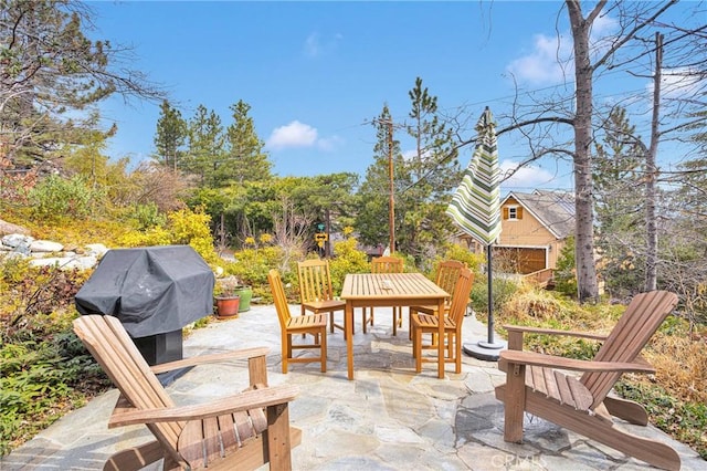 view of patio / terrace with outdoor dining area