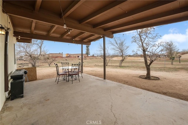 view of patio / terrace with outdoor dining area