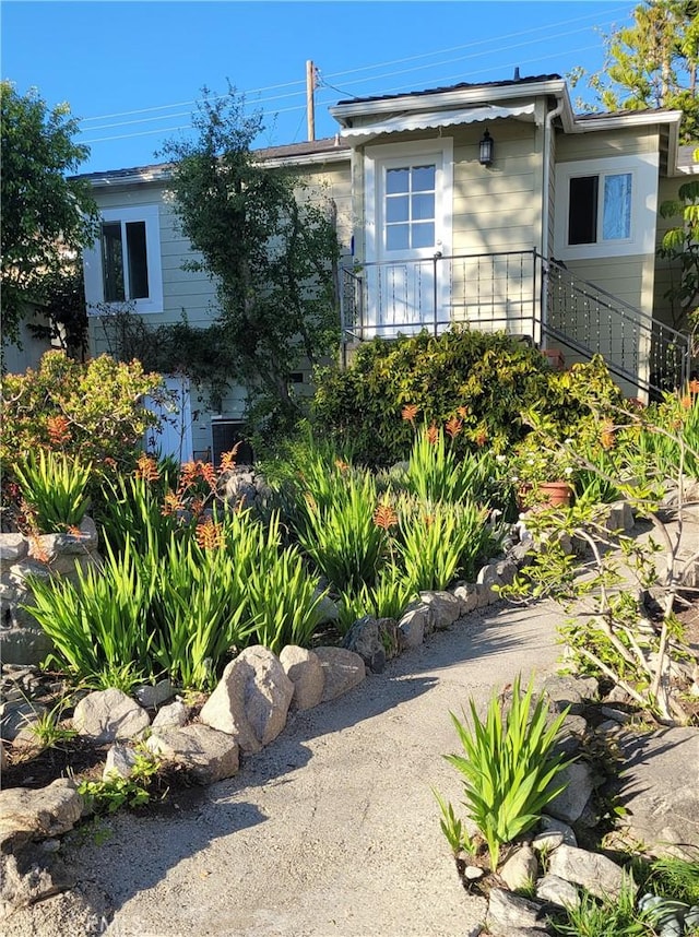 view of front of home