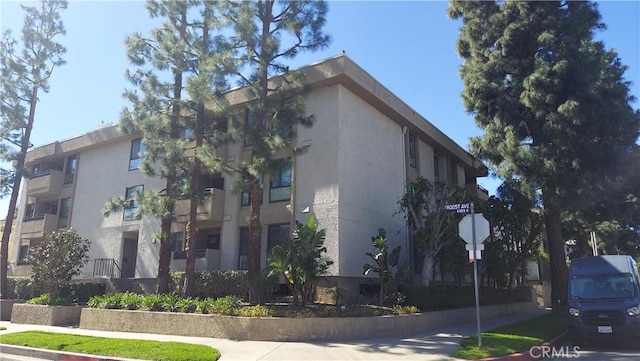 view of home's exterior featuring stucco siding