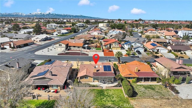 12899 Rain Shadow Rd, Victorville, CA 92395 - drone / aerial view featuring a residential view and a mountain view