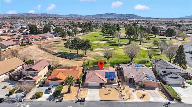 12899 Rain Shadow Rd, Victorville, CA 92395 - bird's eye view featuring a mountain view and a residential view
