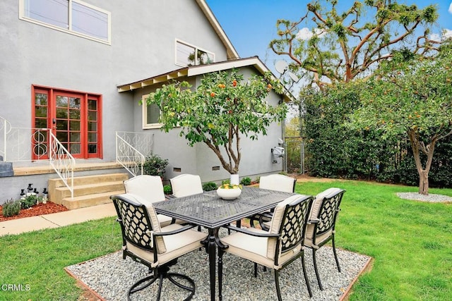 view of patio / terrace with outdoor dining area