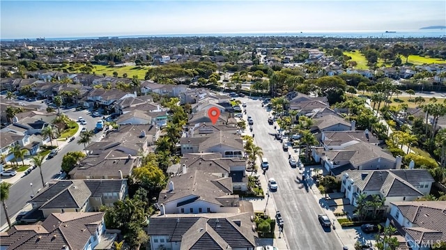 aerial view featuring a residential view