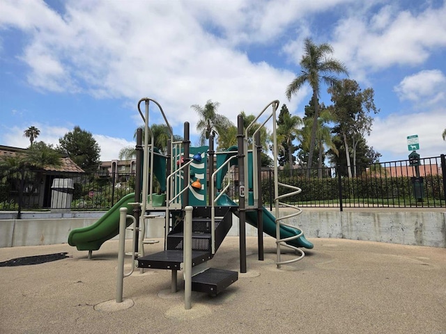 community playground featuring fence