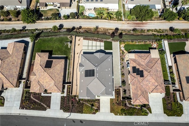 drone / aerial view featuring a residential view