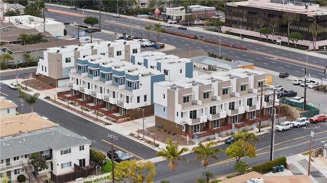 drone / aerial view featuring a residential view